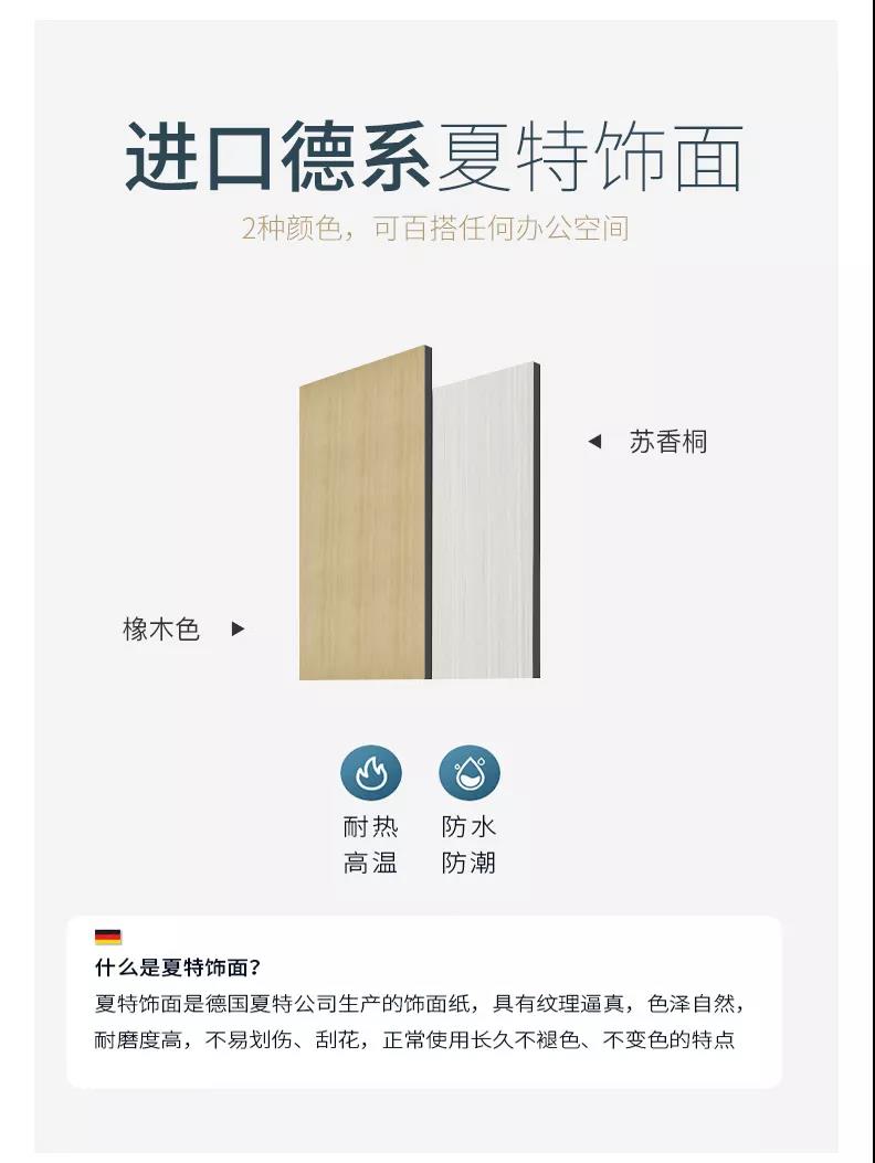 口字型现代办公桌